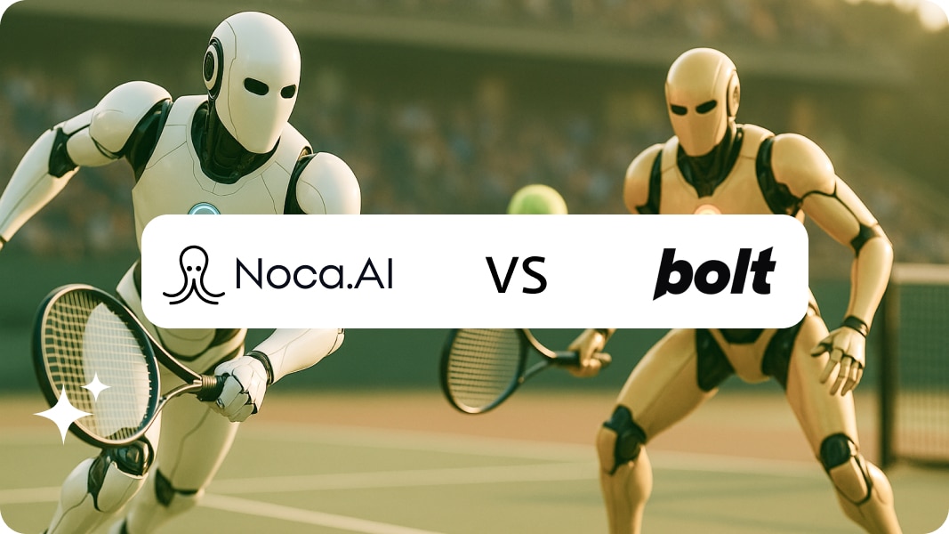 Noca vs Bolt: A Vibe Coding Comparison