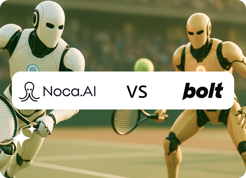 Noca vs Bolt: A Vibe Coding Comparison