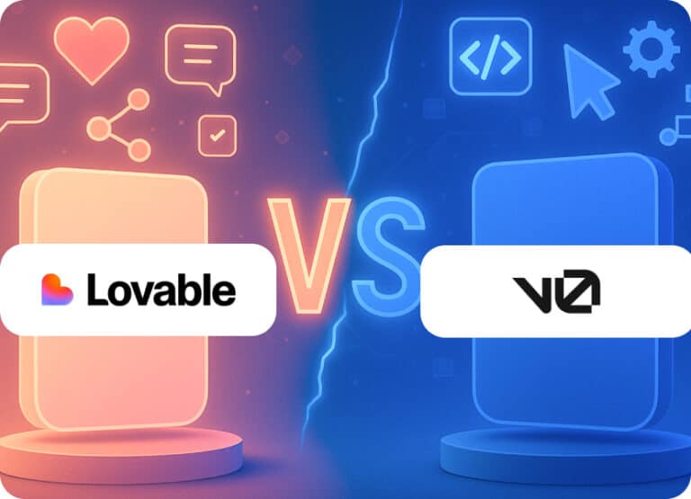 Lovable VS V0: The Full-Stack Ambition and Perfect UI Battle - Noca