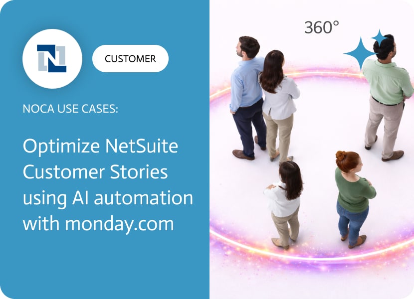 Noca | Optimize NetSuite Customer Stories using AI Automation with monday.com