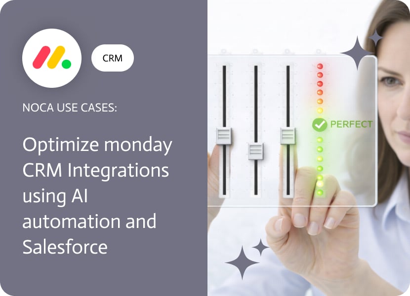 Noca | Optimize monday CRM Integrations using AI Automation and Salesforce