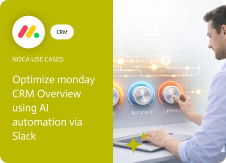Noca | Optimize monday CRM Overview using AI automation via Slack