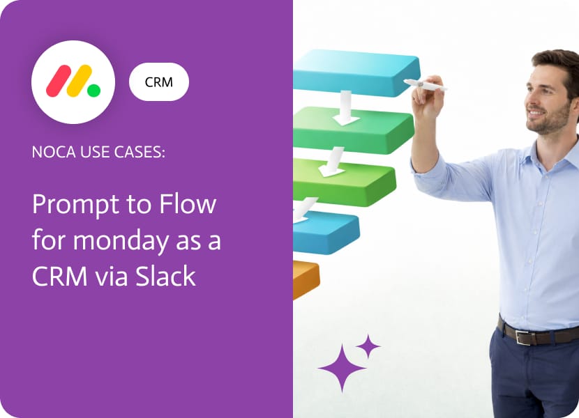 Noca | Prompt to Flow for monday as a CRM via Slack