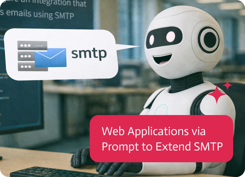 Web Applications via Prompt to Extend SMTP Integration - Noca