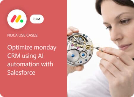 Noca | Optimize monday CRM using AI automation with Salesforce