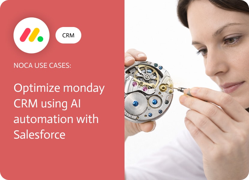 Noca | Optimize monday CRM using AI automation with Salesforce