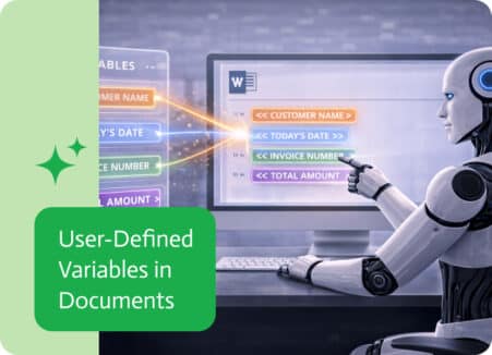 Noca | User-Defined Variables in Documents