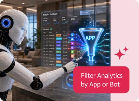 Noca | Filter Analytics by App or Bot