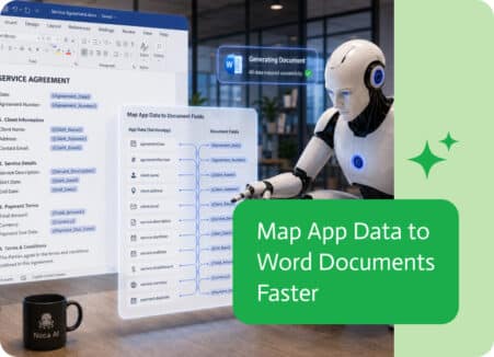 Noca | Map App Data to Word Documents Faster