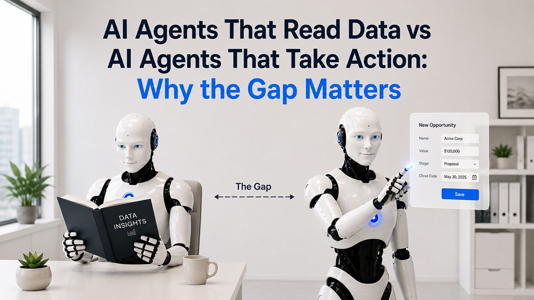 Noca | AI Agents That Read Data vs AI Agents That Take Action: Why the Gap Matters