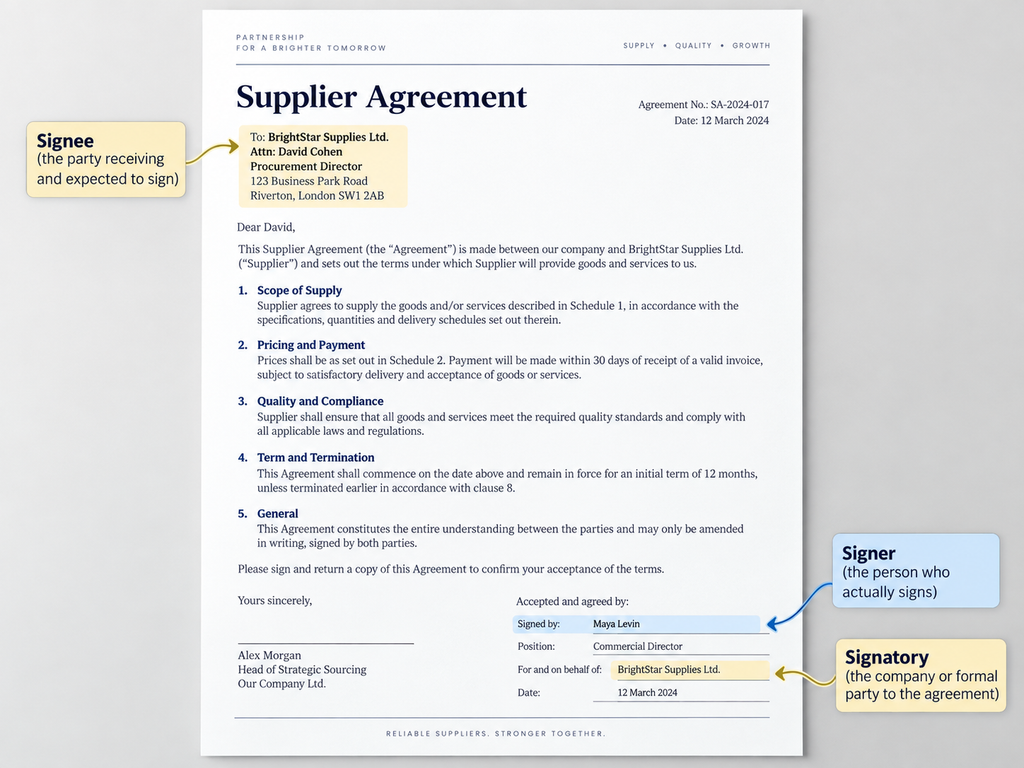 Noca | Signer vs Signee: Understanding the Terminology Around Document Signing Noca | Signer vs Signee: Understanding the Terminology Around Document Signing