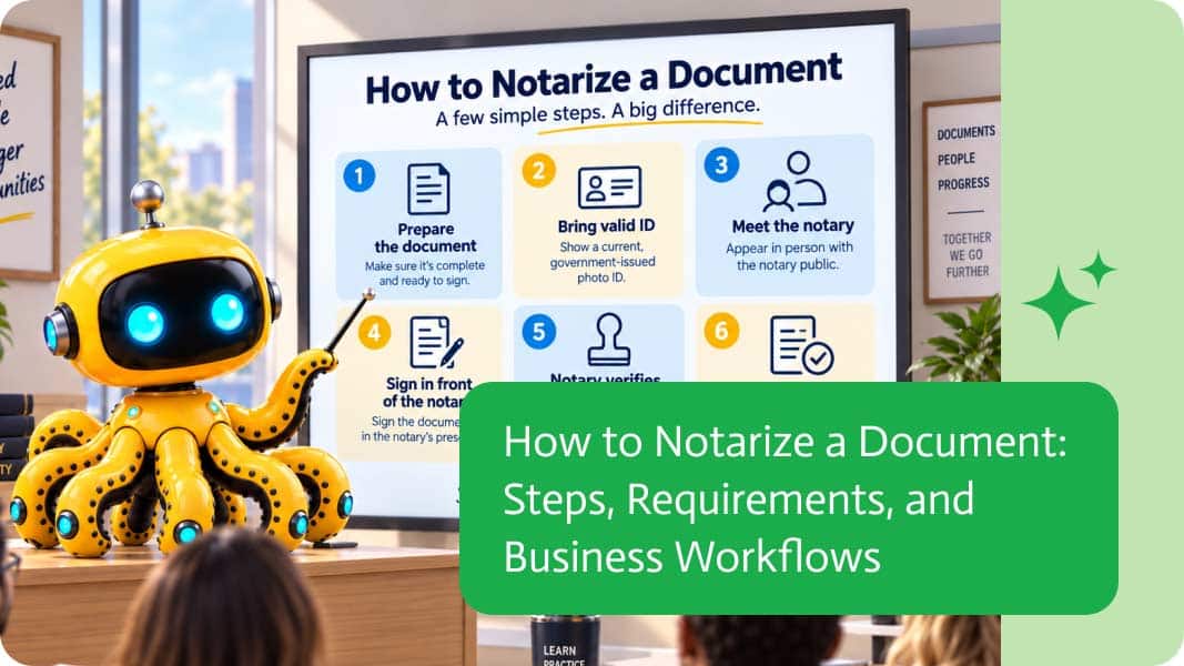 Noca | How to Notarize a Document: Steps, Requirements, and Business Workflows