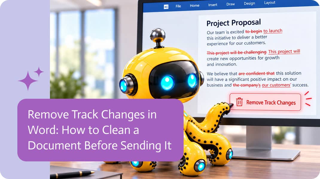 Noca | Remove Track Changes in Word: How to Clean a Document Before Sending It